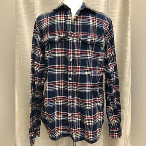 KATHMANDU- Outdoor Clothing Button Front Plaid Flannel